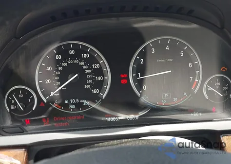 2013 BMW 740Li from USA, damaged, VIN WBAYE4C5XDD137459